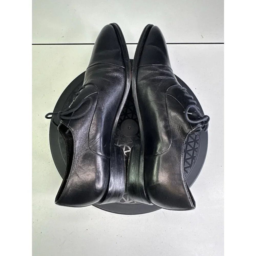 BRUNO MAGLI Men’s Maioco Napa Leather Oxfords Dress Shoes Black Sz 7.5 M